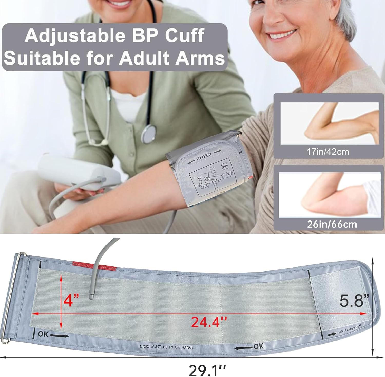 Alcarefam Brazalete XXXL para Presión Arterial - foto del producto 4